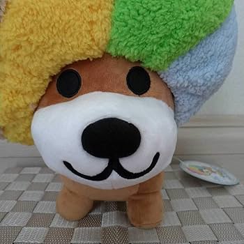 Amazon.co.jp: アフロ犬 ぬいぐるみBIG RETURNレインボー : おもちゃ